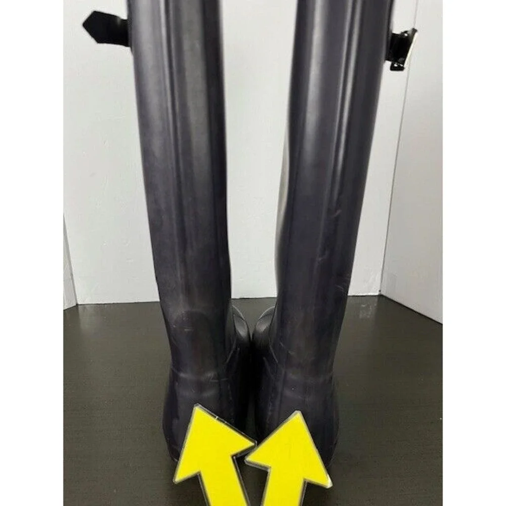 Hunter‎ Original Women's Tall Rain Boots Purple 6M/7F Fair Condition